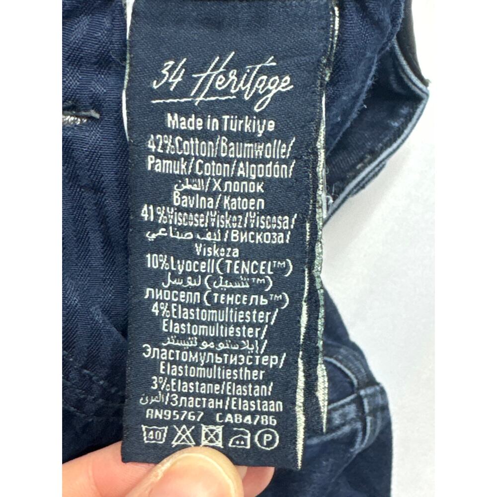 34 Heritage Men's Charisma Comfort-Rise Classic Blue Jeans  40x32 (39x31.5) Read - Picture 6 of 7